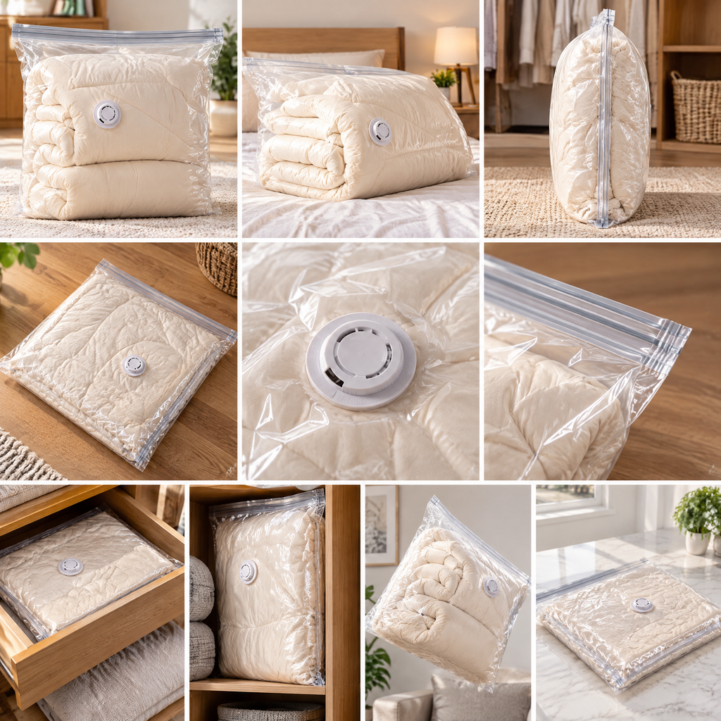 Beasew™ Clear Vacuum Storage Bag Set — view 3