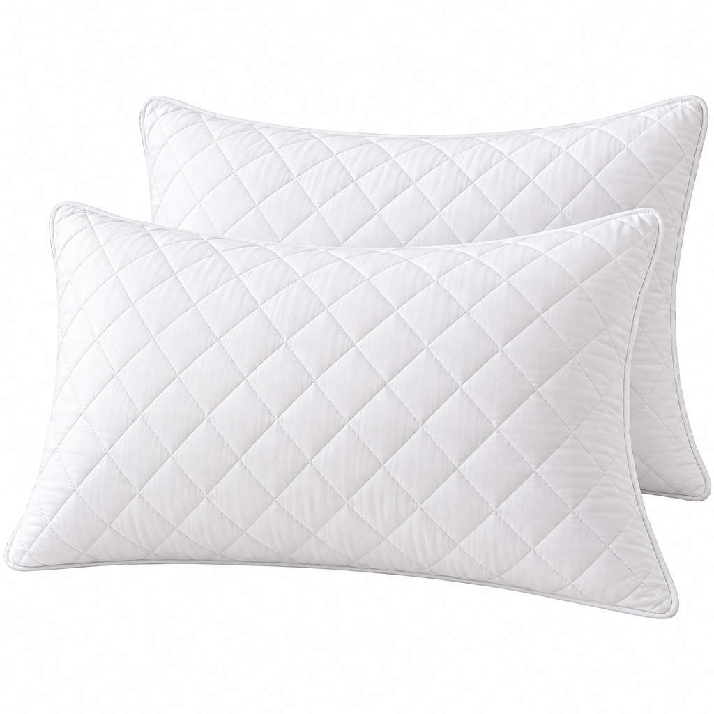 Beasew™ Quilted Cotton Pillow Pair — view 1