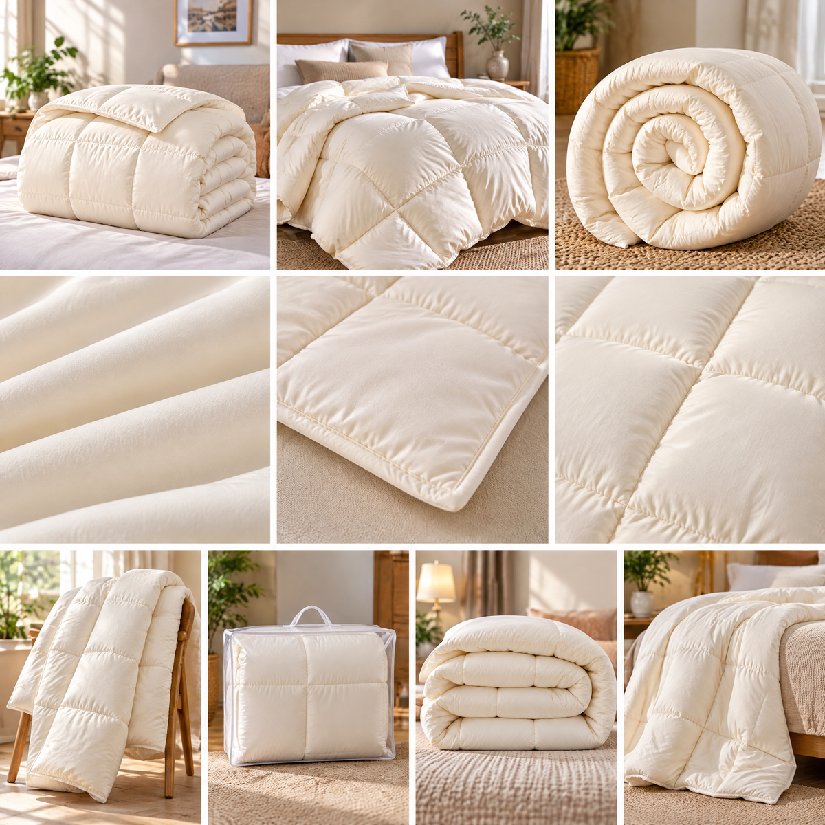 Beasew™ Quilted Cotton Pillow Pair — view 3